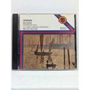 Odyssey Brahms Symphony No. 1 Columbia Symphony Orchestra Bruno Walter CD
